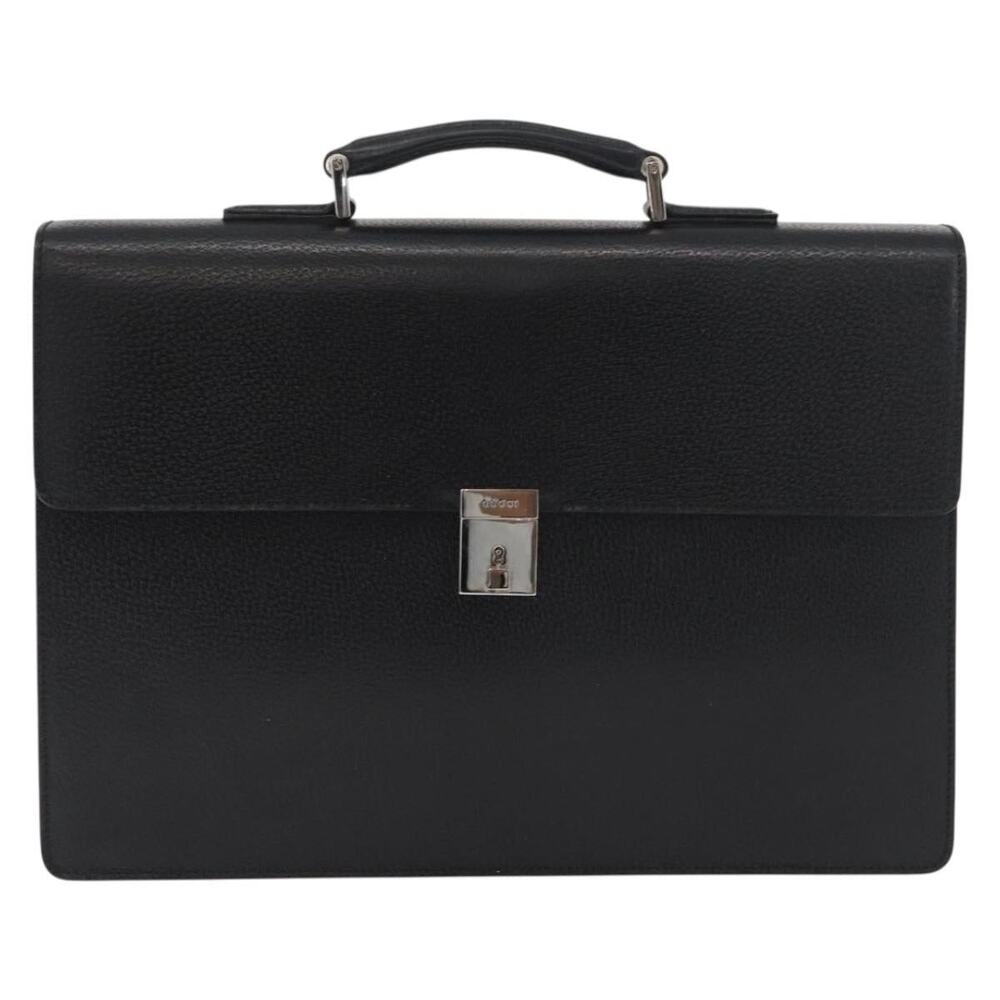 Gucci Leather Business Bag 015 Black